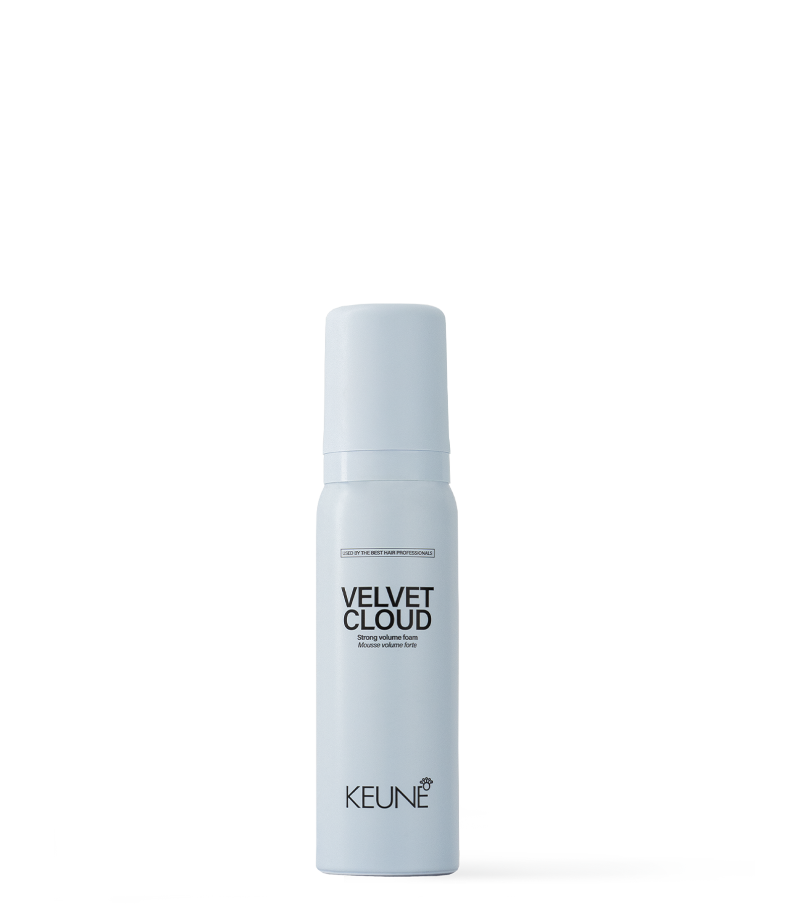 Achieve full-bodied volume with Keune Velvet Cloud Strong Volume Foam, the go-to hair mousse for stunning styles.